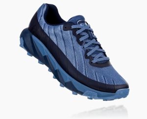 Hoka One One Women's Torrent Running Shoes Black/Light Blue - AU MEVL